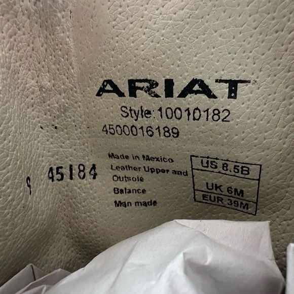 Ariat Crossfire Leopard Flare Leather Wester Cowboy Boots Women's - Size 8.5 B - Picture 8 of 8